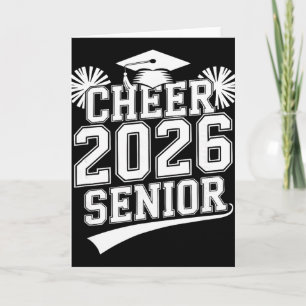 Senior 2026 Cheer Team Mum High School Graduation Card