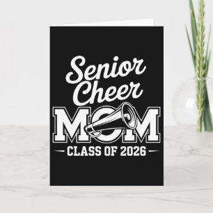 Senior 2026 Cheer Team Mum High School Graduation  Card