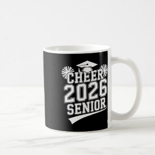 Senior 2026 Cheer Team Mum High School Graduation Coffee Mug