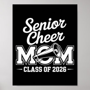 Senior 2026 Cheer Team Mum High School Graduation Poster