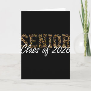 Senior 2026 Cl Of 2026 Graduation School  Card