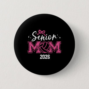 Senior 2026 Cl Of 2026 Senior Mum Volleyball Gradu 6 Cm Round Badge