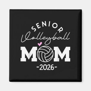 Senior 2026 Cl Of 2026 Senior Mum Volleyball Gradu Magnet