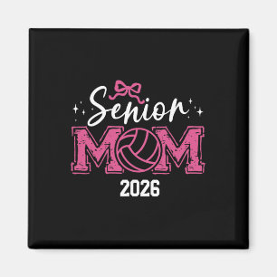 Senior 2026 Cl Of 2026 Senior Mum Volleyball Gradu Magnet