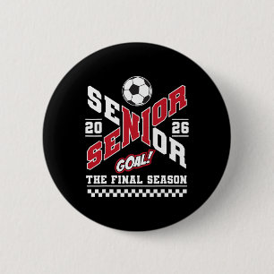 Senior 2026 Cl Of 2026 The Final Season Soccer Mom 6 Cm Round Badge