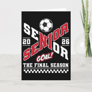 Senior 2026 Cl Of 2026 The Final Season Soccer Mum Card