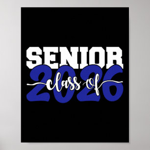 Senior 2026 Cl Of 2026 Vintage Back To School Stud Poster