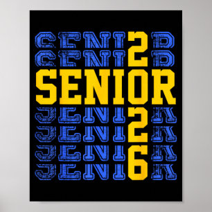Senior 2026 Class of 2026 High School Graduation Poster