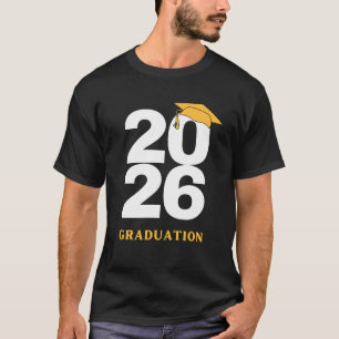 Senior 2026 Distressed Number Design Class of 2026 T-Shirt