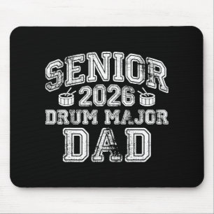 Senior 2026 Drum Major Dad Band Music Graduation G Mouse Pad