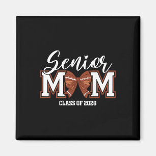 Senior 2026 Football Mum Back To School Coquette B Magnet