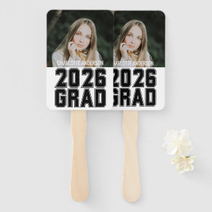 Senior 2026 Grad Photo Hand Fan