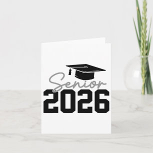 Senior 2026 Graduation 2026 Cl Of 2026 For Men Wom Card