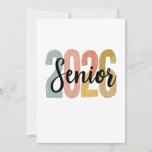 Senior 2026 Graduation 2026 Senior Graduate Gift  Thank You Card