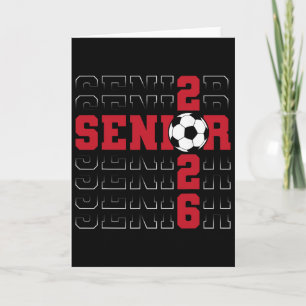 Senior 2026 Graduation Cl Of 2026 School Soccer Gr Card