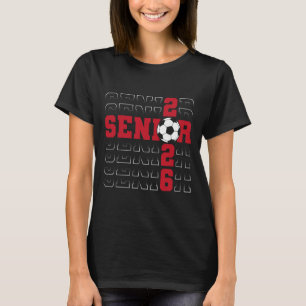 Senior 2026 Graduation Cl Of 2026 School Soccer Gr T-Shirt