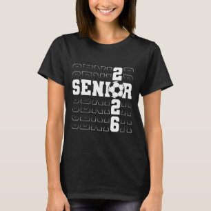 Senior 2026 Graduation Cl Of 2026 School Soccer Gr T-Shirt