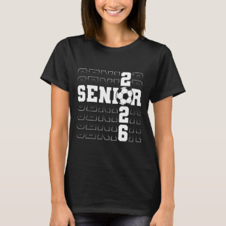 Senior 2026 Graduation Cl Of 2026 School Soccer Gr T-Shirt