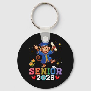 Senior 2026 Graduation Monkey Class of 2026 Key Ring