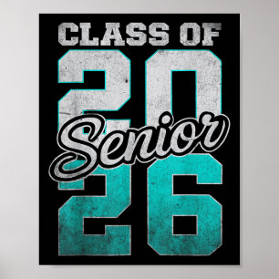 Senior 2026 Graduation My Last First Day Of Cl Of Poster