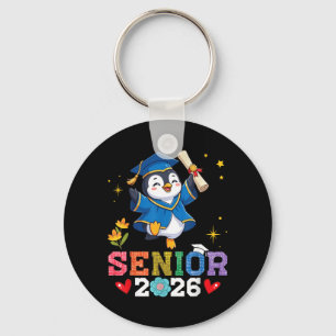 Senior 2026 Graduation Penguin Class of 26 Scholar Key Ring