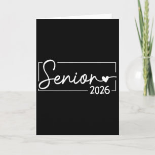 Senior 2026 Logo Graduation Cl Of 2026 Logo Senior Card