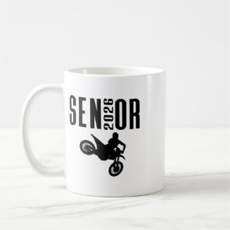 Senior 2026 Motocross Silhouette Design Cl Of 26  Coffee Mug