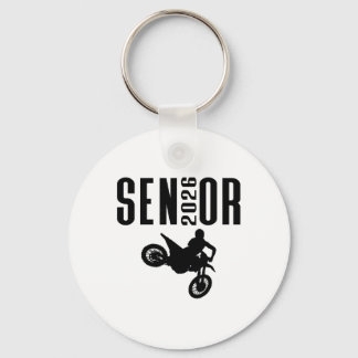 Senior 2026 Motocross Silhouette Design Cl Of 26  Key Ring