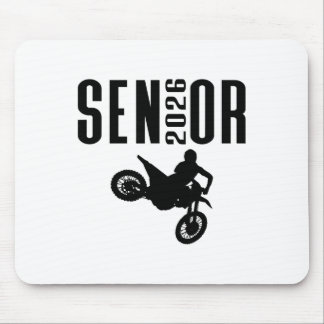 Senior 2026 Motocross Silhouette Design Cl Of 26  Mouse Pad