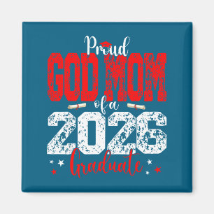 Senior 2026 Proud God Mom Artwork Magnet