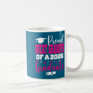 Senior 2026 Proud Great Grandpa Graphic Art Coffee Mug