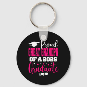 Senior 2026 Proud Great-grandpa Of A Cl Of 2026 Gr Key Ring