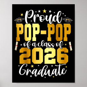 Senior 2026 proud pop-pop of a class of 2026 poster