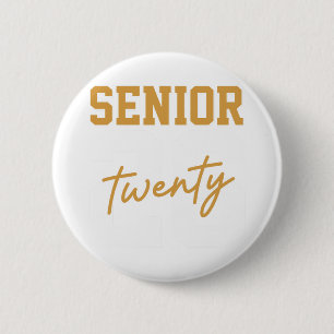 Senior 2026 Retro Cl Of 2026 Graduation 2026 Men W 6 Cm Round Badge