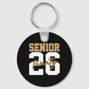 Senior 2026 Retro Cl Of 2026 Graduation 2026 Men W Key Ring