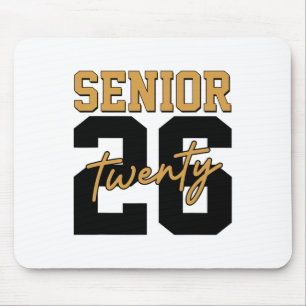 Senior 2026 Retro Cl Of 2026 Graduation 2026 Men W Mouse Pad