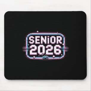 Senior 2026 Retro Gamer Graduation Vibes Mouse Pad