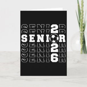 Senior 2026 Soccer Cl Of 2026 Seniors School Gradu Card