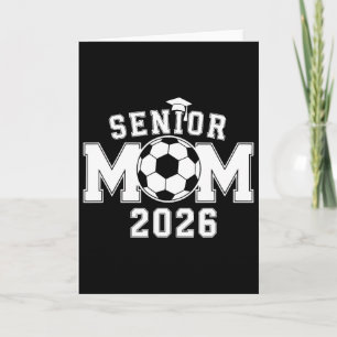Senior 2026 Soccer Mom High School Graduation Outf Card
