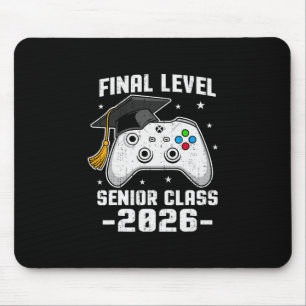 Senior 2026 Video Game Gamer Cl Of 2026 Graduation Mouse Pad