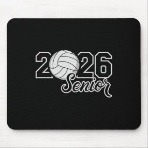 Senior 2026 Volleyball Mum High School Graduation Mouse Pad