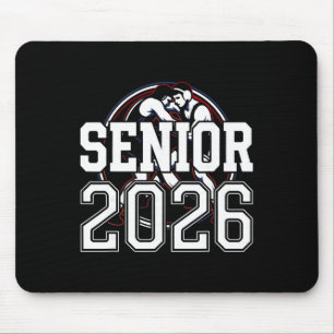 Senior 2026 Wrestling Cl Of 2026 Wrestler Graduati Mouse Pad