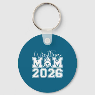 Senior 2026 Wrestling Mom Proud Key Ring