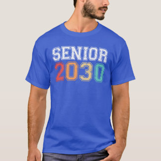 Senior 2030 Graduation Retro Vintage retro T-Shirt