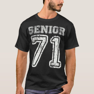 Senior 71 Class of 1971 Retro College High School  T-Shirt