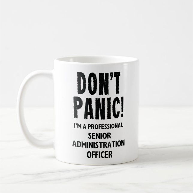 Senior Administration Officer Coffee Mug (Left)