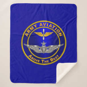 Senior  Aviation Wings   Sherpa Blanket