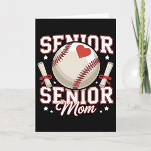 Senior Baseball Mum 2026 Grad Funny Baseball Mum G Card