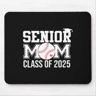 Senior Baseball Mum Senior Mum Cl Of 2025 Graduati Mouse Pad