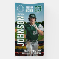 Senior Baseball Player School Team Sports Photo